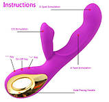 Вібратор "SweetRing" різні режими, фото 3