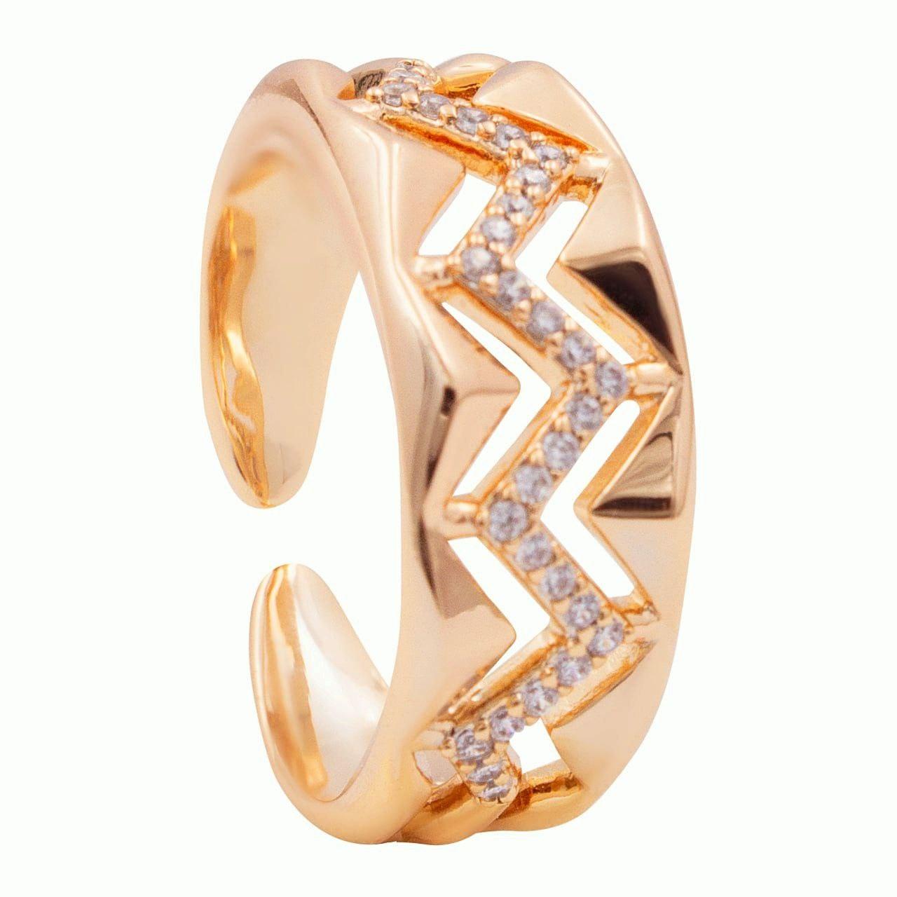 Кільце "Насолода" лимонна позолота Xuping 824631, фото 1