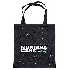 Бавовняна сумка Montana Logo Stars Cotton Bag, 38 x 42 см Чорний