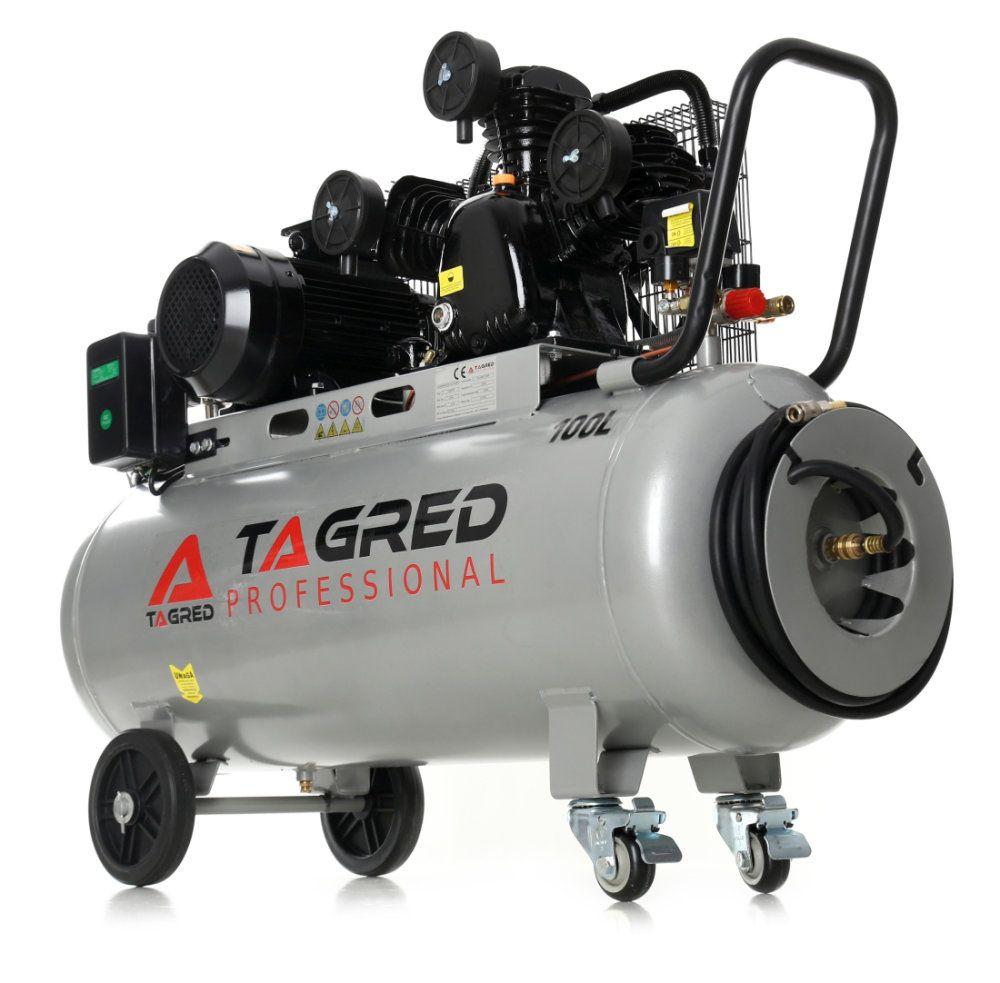 Компресор масляний трьохциліндровий TAGRED TA348B, фото 1