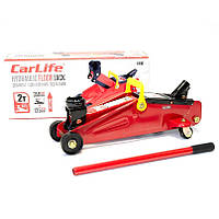 Carlife Домкрат гідравлічний (підкатний), Carlife 2т, 135-350мм, 10кг., карт.уп.