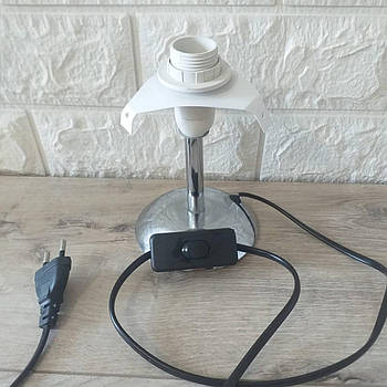 Корпус світильника Основа для настільної лампи Сріблястий (KG-10030)