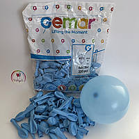 Воздушные шарики 5" BABY BLUE упаковка 100 шт GEMAR