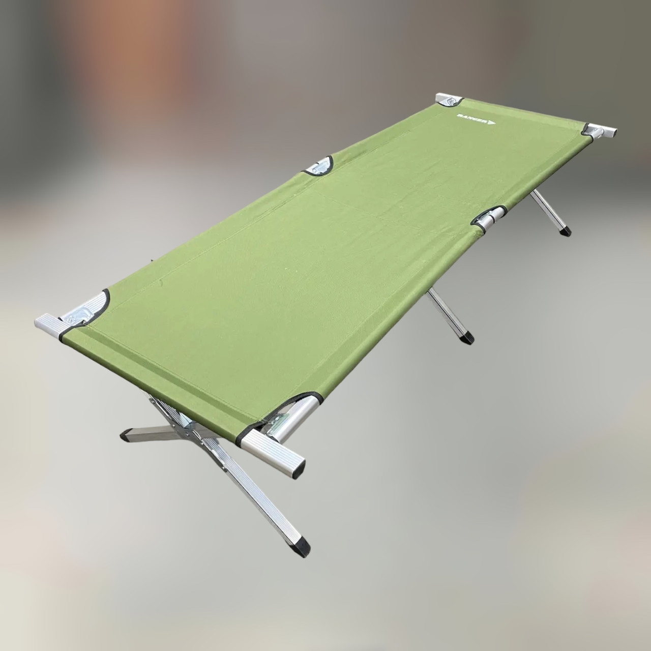 Ліжко розкладне Ranger Military alum (RA5504), алюмінієвий каркас, вага 5 кг, навантаження 120 кг, розкладачка для військових