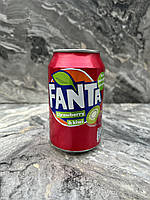 Напиток газированный Fanta Strawberry Kiwi клубника с киви 330 мл