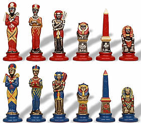 Шахові фігури "Єгипет" Цинк, латунь, нікель