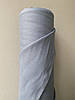 Сіро-блакитна сорочково-платтєва лляна тканина, 100% льон, колір 1651, фото 4