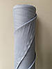 Сіро-блакитна сорочково-платтєва лляна тканина, 100% льон, колір 1651, фото 7