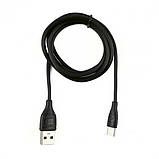 USB кабель Aspor AC-03 Type-C 2.1A/1м- чорний, фото 2
