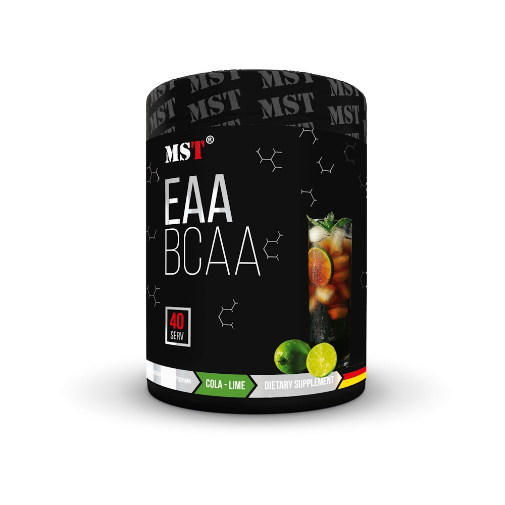 Амінокислота MST BCAA EAA Zero, 520 грам - Кола-лимон