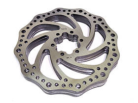 Гальмівний диск для велосипеда  Alpha Cycling Type F 160 мм