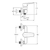 Змішувач для душу Imprese Modus f03308201SR, фото 3