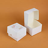 Коробка для десертів 110*110*80 мм Маленькі коробочки для солодощів з любов'ю, фото 3