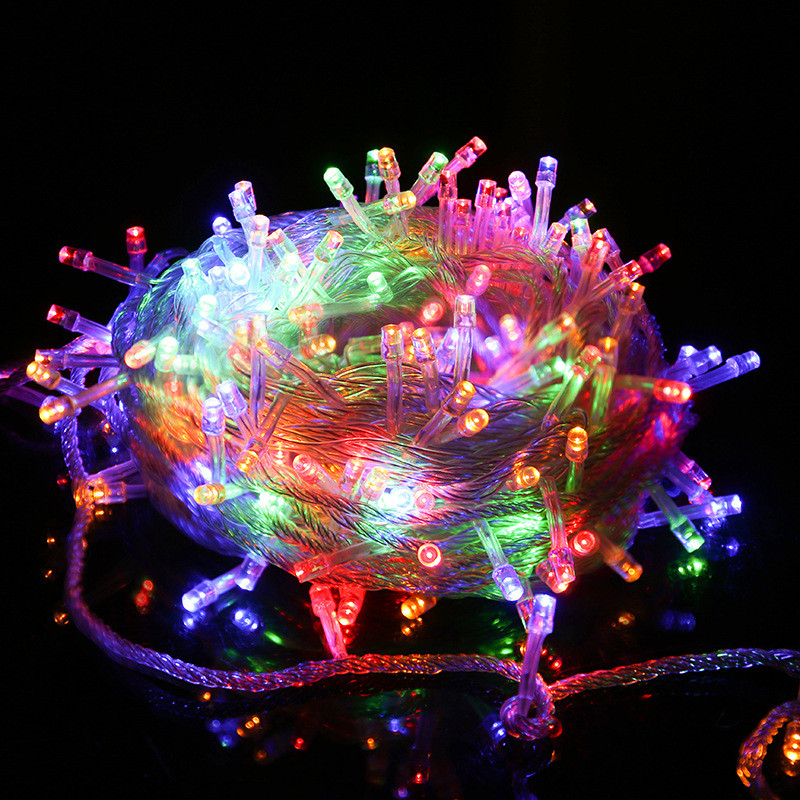 Світлодіодна новорічна гірлянда "Нитка" 200 LED Мульті (3_01268)