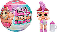 LOL Surprise Bubble Бабл Dolls color change glitter лялька лол із бульбашками з піною з блискітками.