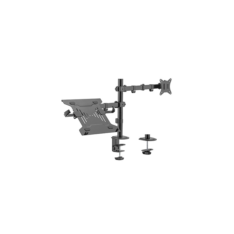 Настільне кріплення HiSmart для монітора 17-32" та ноутбука, фото 1