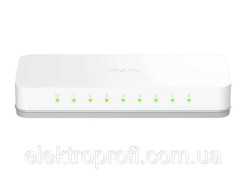 Комутатор D-Link (DES-1008C/B1A) 8-PORT 10/100 M