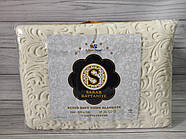 Плед-покривало акриловий ТМ Sarar розмір 220*240 Туреччина колір жовтий