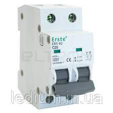 Автоматичний викмикач Erste EB5 2Р 25А 6кА