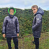 Модна зимова куртка для хлопчика підлітка зріст 134-164, фото 9