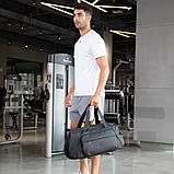 Дорожня спортивна сумка через плече Mark Ryden Buff MR2891 (Чорний), фото 5