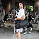 Дорожня спортивна сумка через плече Mark Ryden Buff MR2891 (Чорний), фото 6