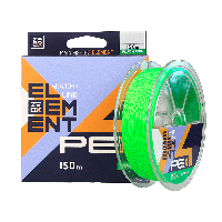 Шнур Zeox Element PE X4 150м FG #0.6 4110010 Fluo Green