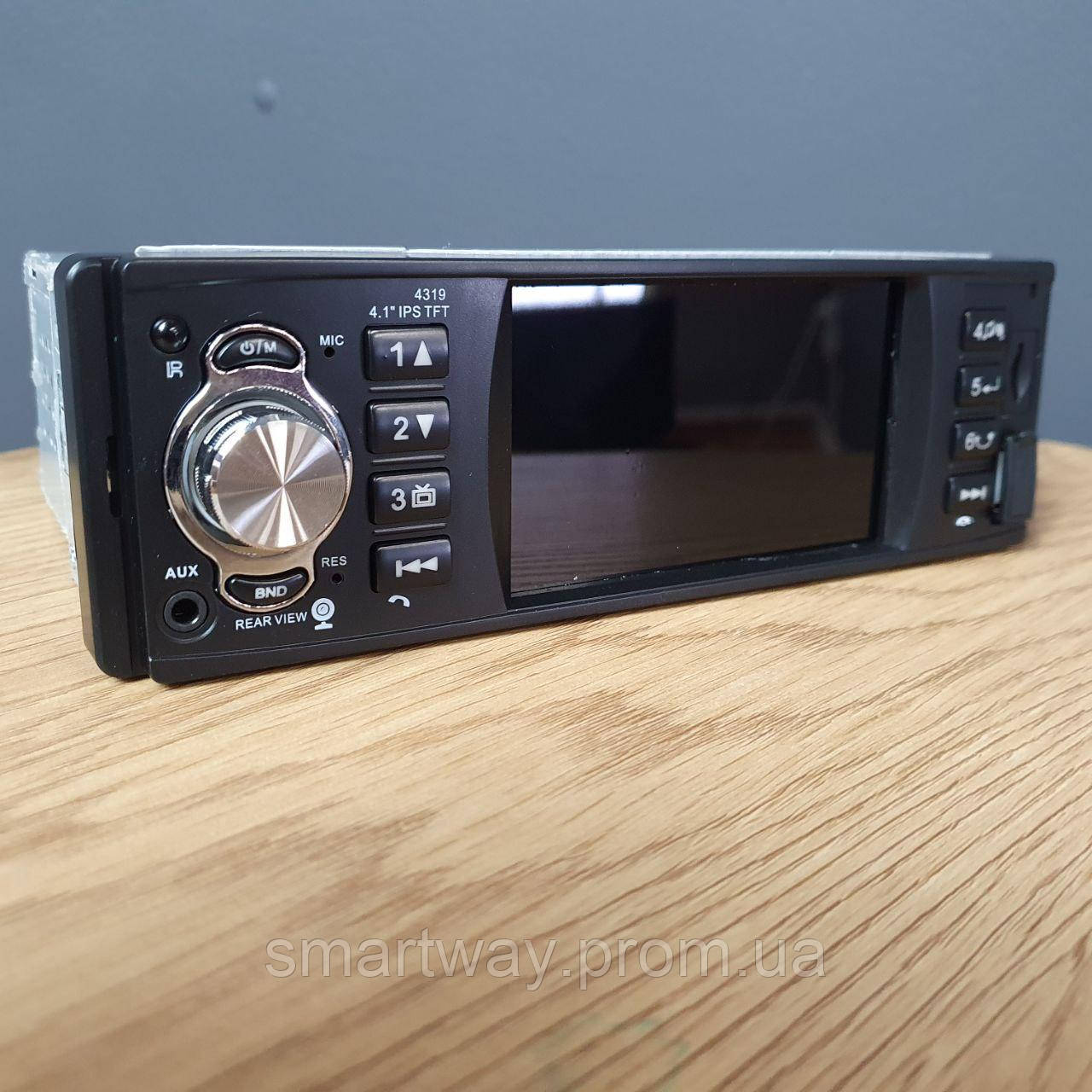 Автомагнитола с экраном в машину Pioneer 1DIN магнитола AUX с флешкой usb, Bluetooth FM радио и SD картой Way - фото 1 - id-p1891393015