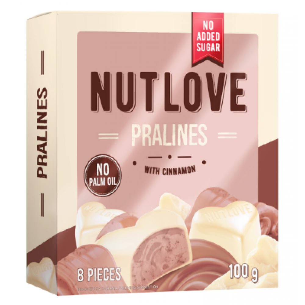 Nutlove Pralines - 100g White Cinamon (До 05.23) - фото 1 - id-p1891375993