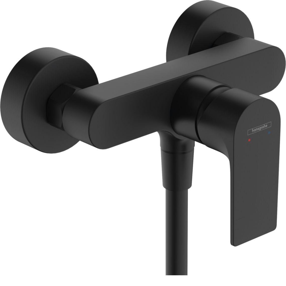 Змішувач для душу Hansgrohe Rebris E 72650670 чорний матовий
