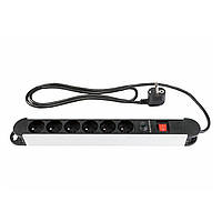 Подовжувач мережевий Silver Crest 1,5 м 6 розеток 16 А 3680 Вт (353575)
