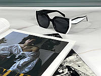 Трендовые квадратные солнцезащитные очки белого цвета красивые женские очки защита от солнца uv 400 prad Way
