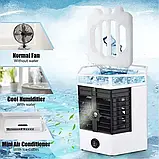 Кондиціонер міні Arctic Air Ultra Pro 2X Портативний кондиціонер охолоджувач зволожувач повітря артик ейр, фото 4