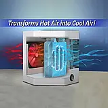 Кондиціонер міні Arctic Air Ultra Pro 2X Портативний кондиціонер охолоджувач зволожувач повітря артик ейр, фото 5