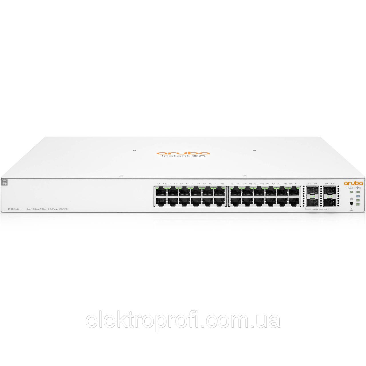 Комутатор ARUBA ION 1930 24G 4SFP+ 370W (JL684A)