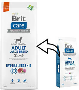 Brit Care Adult Large Breed Lamb Rice 12