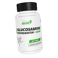 Комплекс для суглобів та зв'язок Healthy Sport Nutrition Glucosamine Chondroitin + MSM 60 таблеток