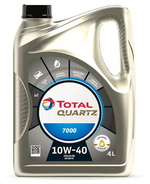 Олива моторна Quartz 7000 SN/CF (SN) 10W-40 4 л (201523) Total