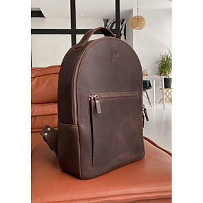 Шкіряний рюкзак Groove L темно-коричневий вінтаж