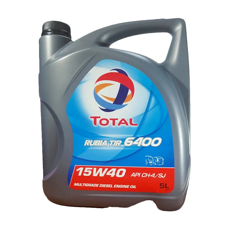 Олива моторна Rubia TIR 6400 E5/E3 CH-4 15W-40 5 л (148587) Total