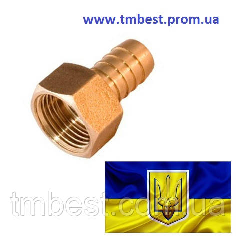 Штуцер 1/2"х 6 латунний полегшений