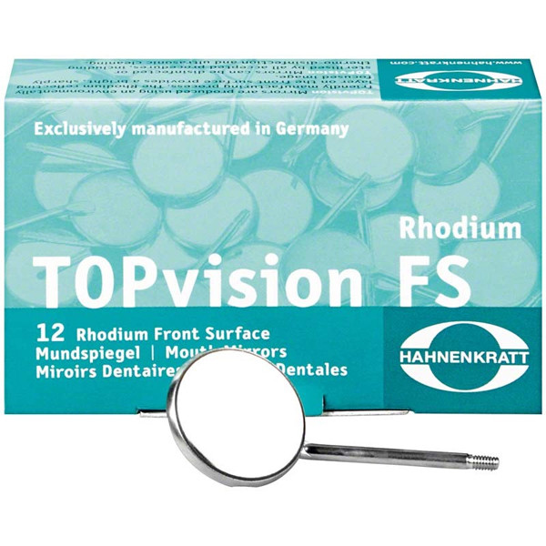 Стоматологічне дзеркало TOPvision FS Rhodium №5 (Ø дзеркала 24 мм) Hahnenkratt, фото 1