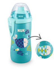 Поїльник First Choice Junior Cup з малюнком,що змінюють колір, 300 мл NUK ХЛОПЧИК