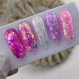 Saga Professional Гель для дизайну GALAXY Glitter №13, 8 мл, фото 4