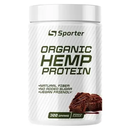 Sporter Hemp Protein Протеїн Конопляний 280 г Брауні, фото 1