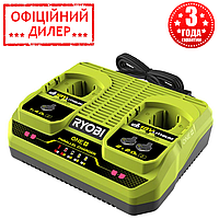 Зарядное устройство двухпортовое Ryobi ONE+ RC18240G (18В, 4А) Топ 3776563