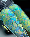 Saga Professional Гель для дизайну GALAXY Glitter №15, 8 мл, фото 3