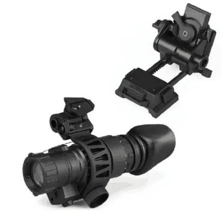 Монокуляр, Прилад нічного бачення Night Vision PVS-14 4х з J-arm кріпленнями на шолом, фото 1