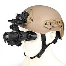 Тактичний монокуляр, Прилад нічного бачення Night Vision PVS-14 + адаптер на шолом L4G24, фото 5