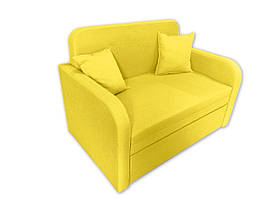 Крісло-ліжко розкладне Ельф-80 см жовтого кольору